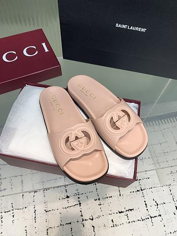Gucci Pink Slides