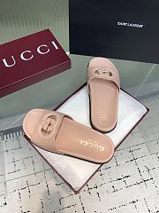 Gucci Pink Slides - 5