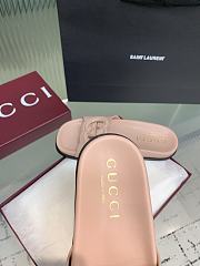 Gucci Pink Slides - 4