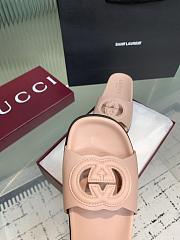 Gucci Pink Slides - 2