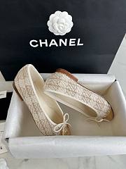 Chanel Ballet Flats Multiple Beige Tweed - 3