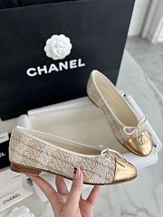 Chanel Ballet Flats Multiple Beige Tweed - 4
