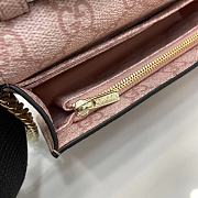 Gucci GG Emblem Wallet On Chain Pink 20x13x4cm - 2