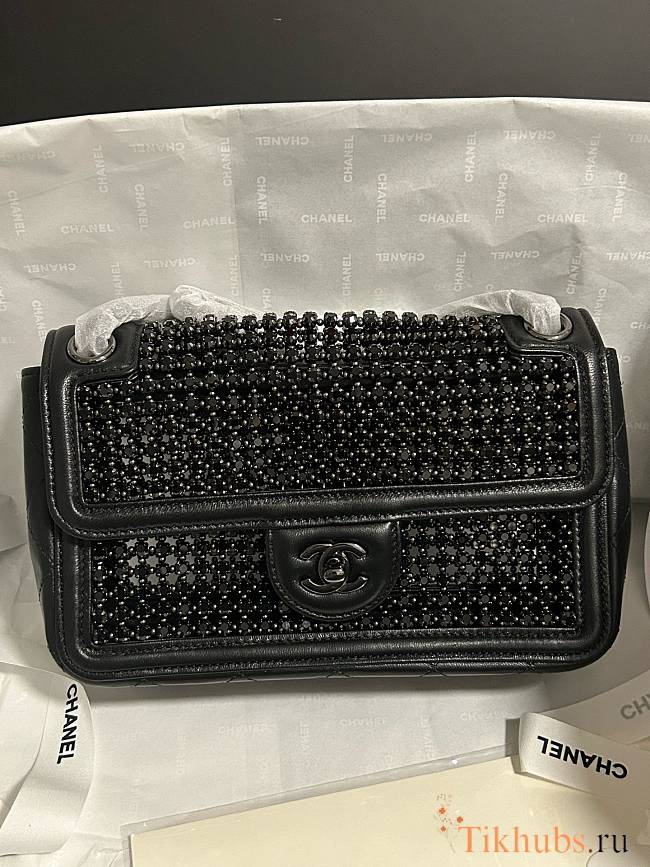 Chanel Evening 25P Flap Bag Black 25cm - 1