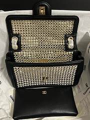 Chanel Evening 25P Flap Bag Black Gold 25cm - 6