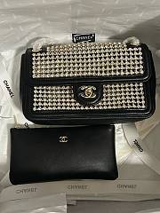 Chanel Evening 25P Flap Bag Black Gold 25cm - 5