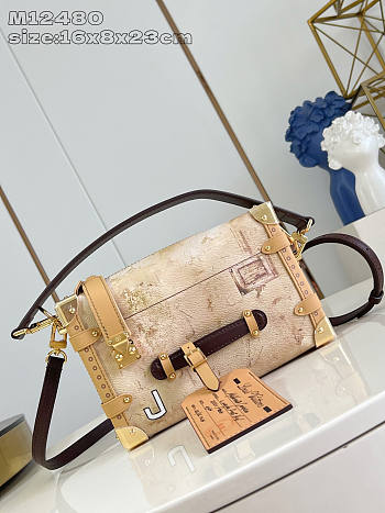 Louis Vuitton LV Side Trunk MM Beige 23.5x16x8.5cm