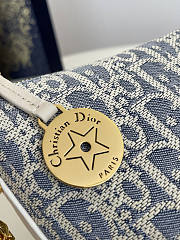 Dior Diorstar Hobo Bag With Chain Blue 28.5 x 14.5 x 10 cm - 2