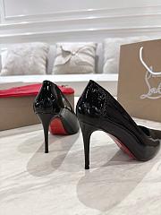 Christian Louboutin Sporty Kate 85mm Pumps Black Patent - 4