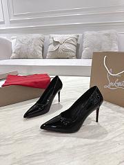 Christian Louboutin Sporty Kate 85mm Pumps Black Patent - 2