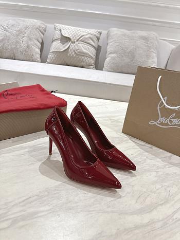 Christian Louboutin Sporty Kate 85mm Pumps Red Patent
