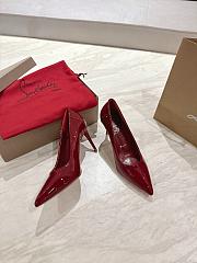 Christian Louboutin Sporty Kate 85mm Pumps Red Patent - 4