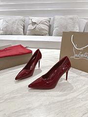 Christian Louboutin Sporty Kate 85mm Pumps Red Patent - 3