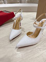Christian Louboutin Jenlove 100 mm Pump White Patent - 5