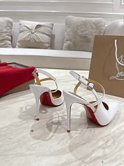 Christian Louboutin Jenlove 100 mm Pump White Patent - 4