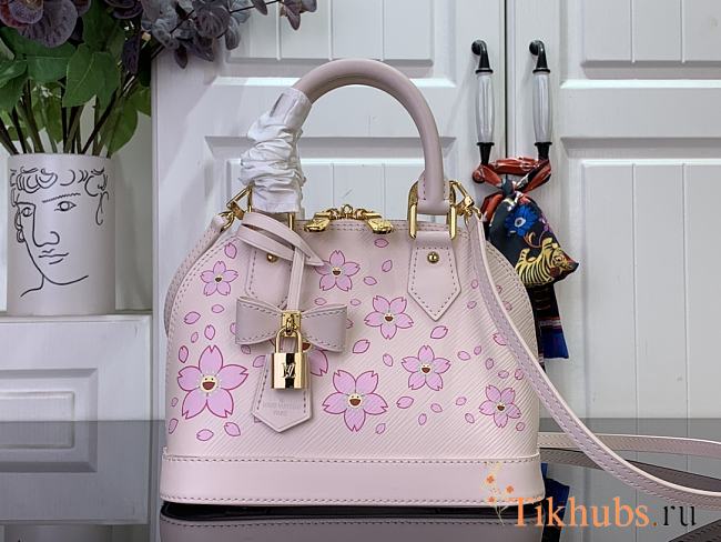 Louis Vuitton LV x TM Alma BB Pink 23.5x17.5x11.5cm - 1