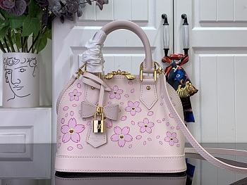 Louis Vuitton LV x TM Alma BB Pink 23.5x17.5x11.5cm