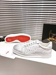 Christian Louboutin Degravieira Strass Sneaker White - 5