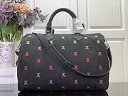 Louis Vuitton LV Speedy 40 Gradient Orange Denim 40x26x23cm - 4