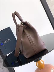 Dior Medium Normandie Tote Bag Brown Icons Calfskin 42x27.5x17cm - 5