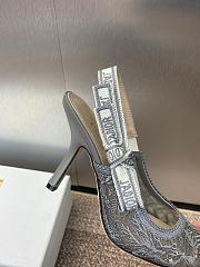 Dior J'Adior Slingback Pump Grey 9.5cm - 5