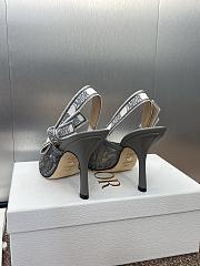 Dior J'Adior Slingback Pump Grey 9.5cm - 3