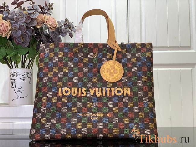 Louis Vuitton LV Shopper Tote MM Multicolor 40x32x16cm - 1