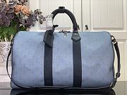Louis Vuitton LV Keepall Blue Bandoulière 50 50x29x23cm - 1