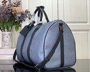 Louis Vuitton LV Keepall Blue Bandoulière 50 50x29x23cm - 6