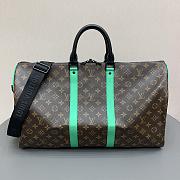 Louis Vuitton LV Keepall 50 Monogram Minty Green 50x29x23cm - 1