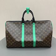 Louis Vuitton LV Keepall 50 Monogram Minty Green 50x29x23cm - 4