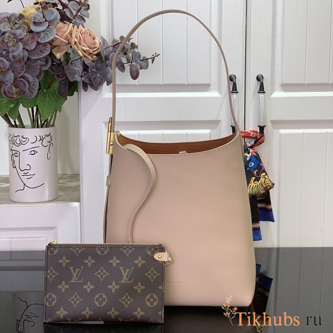 Louis Vuitton LV Low Key Hobo Bag PM Beige 24 x 28 x 16 cm - 1