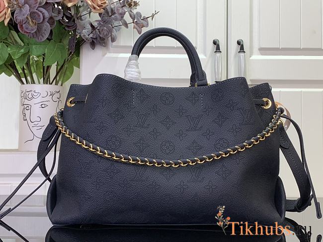 Louis Vuitton LV Bella Tote Mahina Bag Navy Blue 32x23x13cm - 1
