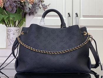 Louis Vuitton LV Bella Tote Mahina Bag Navy Blue 32x23x13cm