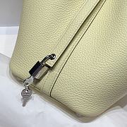 Hermes Picotin Light Yellow Silver Bag 18x13x9cm - 2