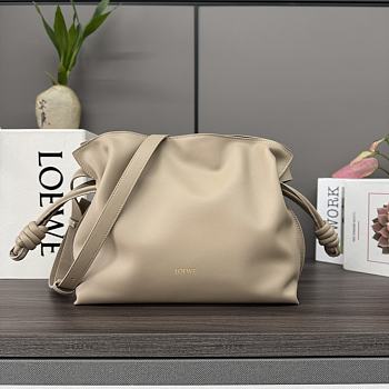 Loewe Flamenco Clutch Light Beige Bag 30x24.5x10.5cm