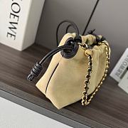 Loewe Flamenco Purse Bag Beige Suede 30x20x10.5cm - 2