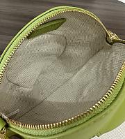 Loewe Snake Leather Shoulder Bag Green 18x10.5x18cm - 3
