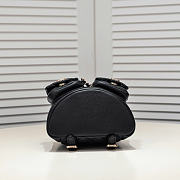 Chanel Mini Backpack Black Caviar 17.5x16.5x10cm - 5