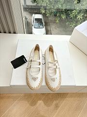 Prada White Flat - 1