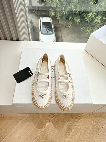 Prada White Flat