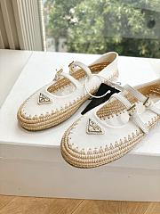 Prada White Flat - 5
