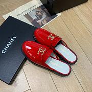 Chanel Red Patent Flat - 3