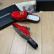 Chanel Red Patent Flat - 2