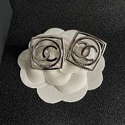 Chanel Silver Earrings - 1