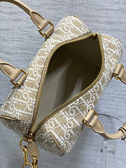 Dior Groove 25 Bag Natural Oblique Jacquard 25x19x16cm - 6