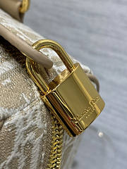 Dior Groove 25 Bag Natural Oblique Jacquard 25x19x16cm - 5