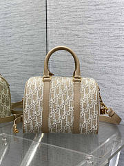 Dior Groove 25 Bag Natural Oblique Jacquard 25x19x16cm - 4