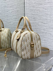 Dior Groove 25 Bag Natural Oblique Jacquard 25x19x16cm - 3