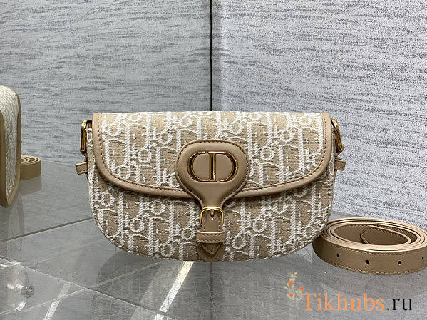 Dior Bobby East-West Bag Natural Oblique 21x12x5.1cm - 1